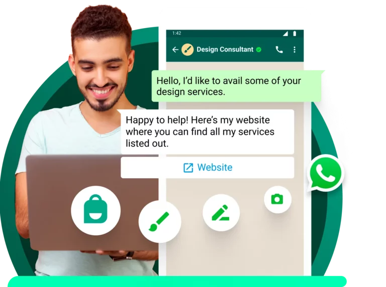 Freelancer Consultant WhatsApp hero