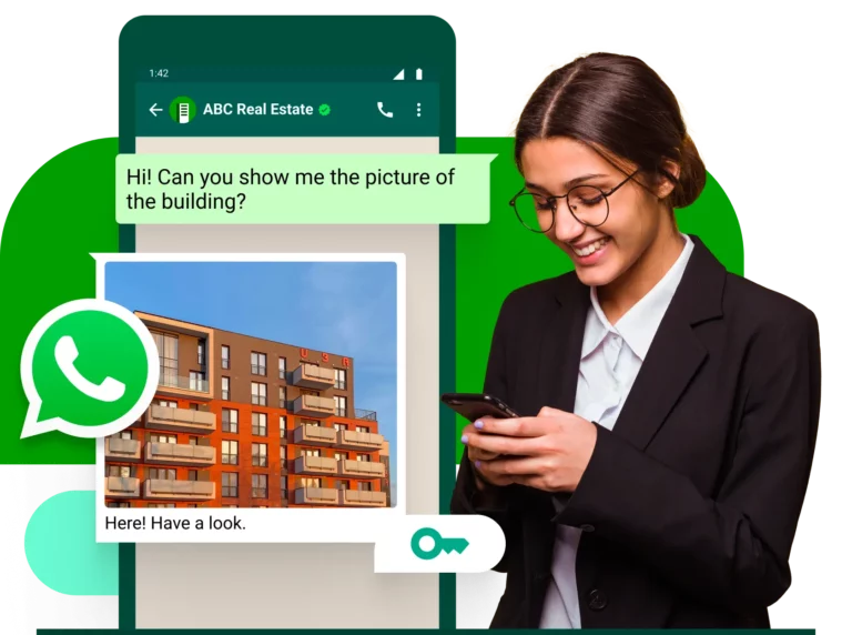 Real Estate WhatsApp hero