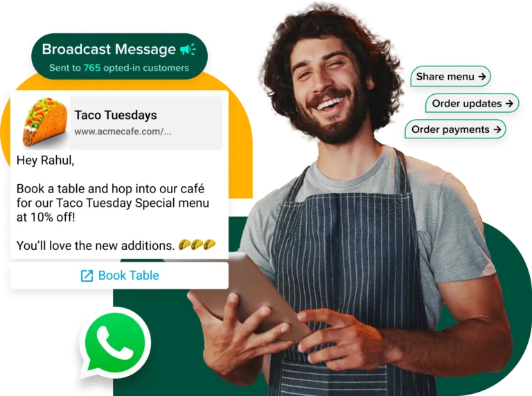 Restaurant WhatsApp hero